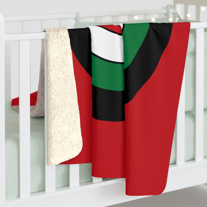 Western Sahara Retro Target Blanket Throw