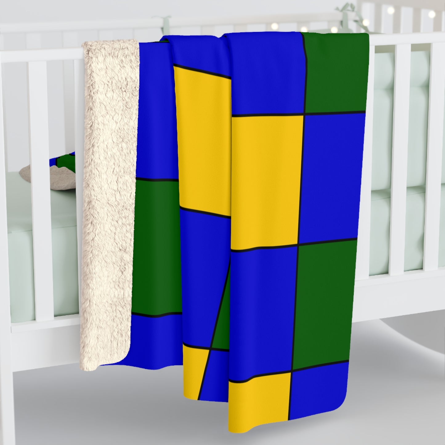 Solomon Islands Retro Check Blanket Throw