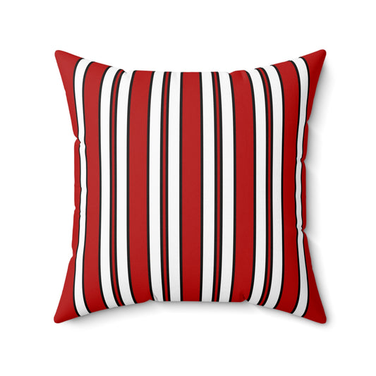 Isle Of Man Retro Stripes Cushion Pillow