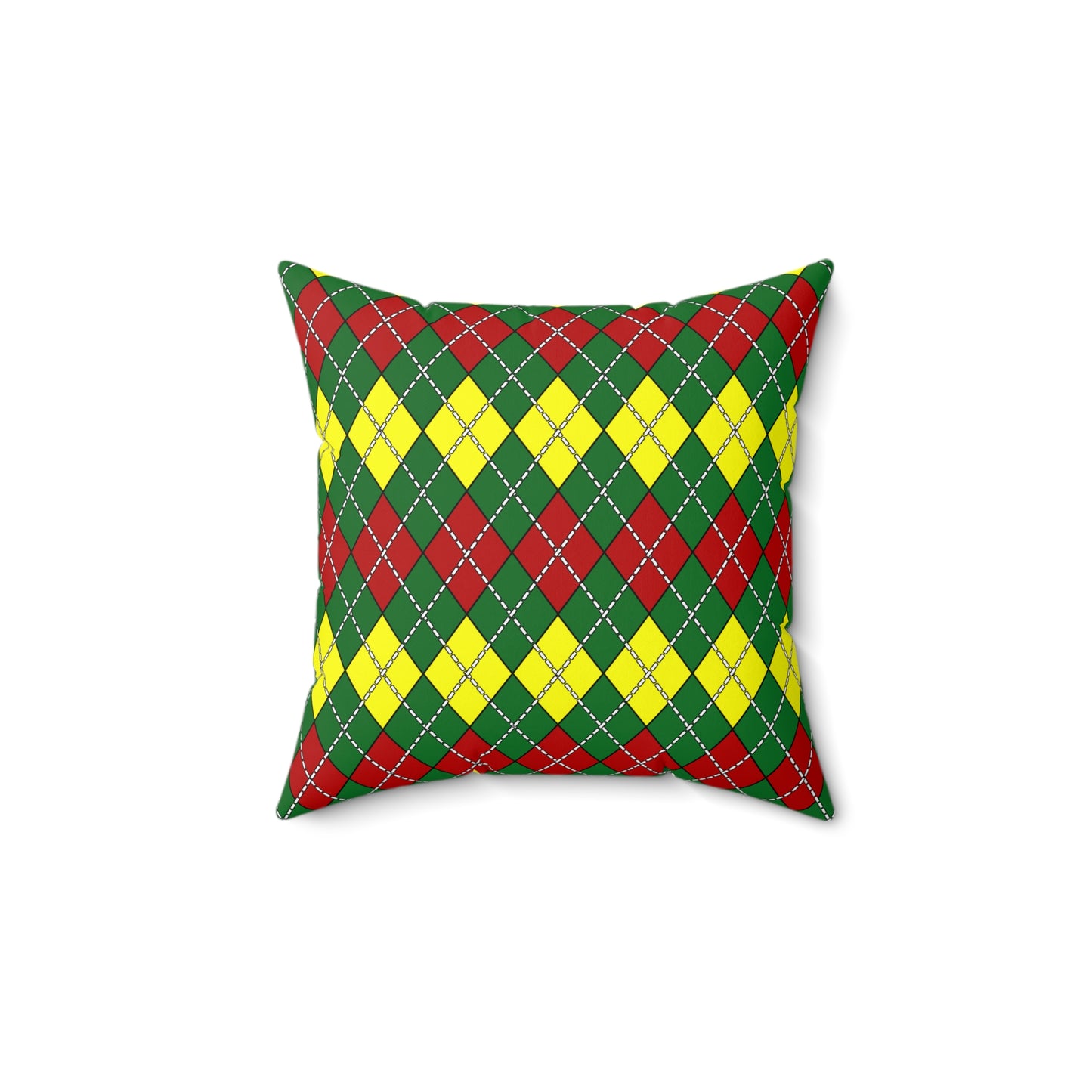 Senegal Retro Argyle Cushion Pillow