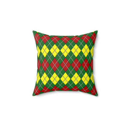 Senegal Retro Argyle Cushion Pillow