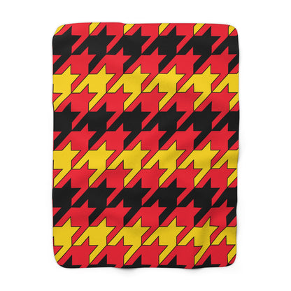 Belgium Retro Houndstooth Blanket Throw