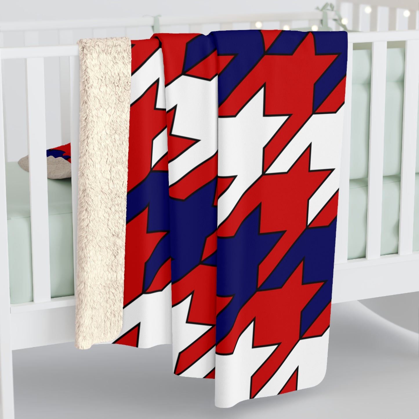 Nepal Retro Houndstooth Blanket Throw