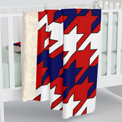 Nepal Retro Houndstooth Blanket Throw