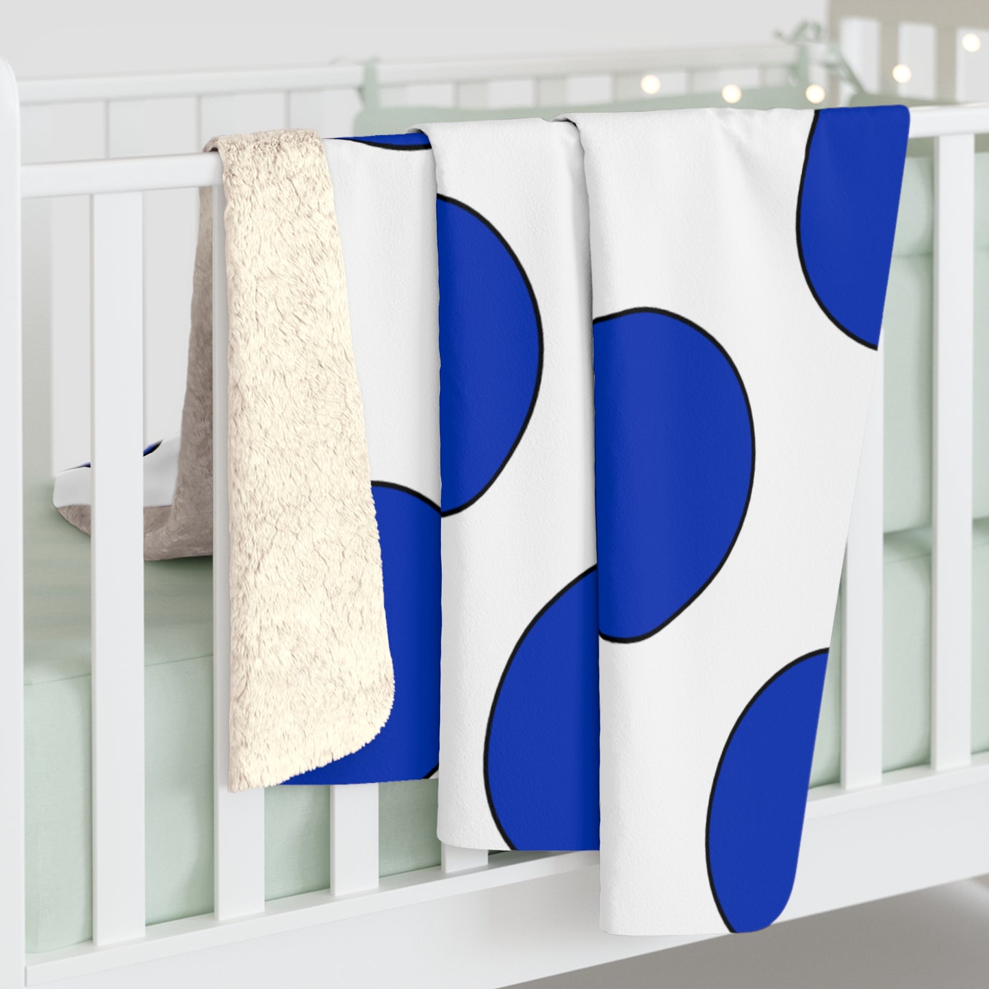 Israel Retro Polka Dots Blanket Throw