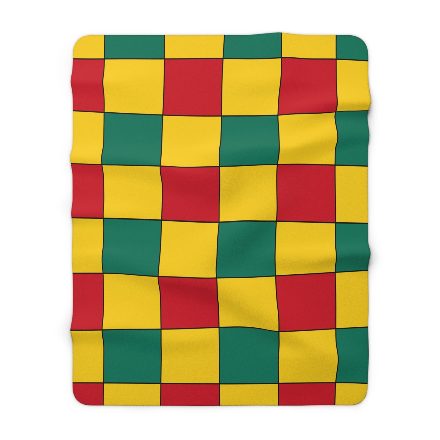 Cameroon Retro Check Blanket Throw