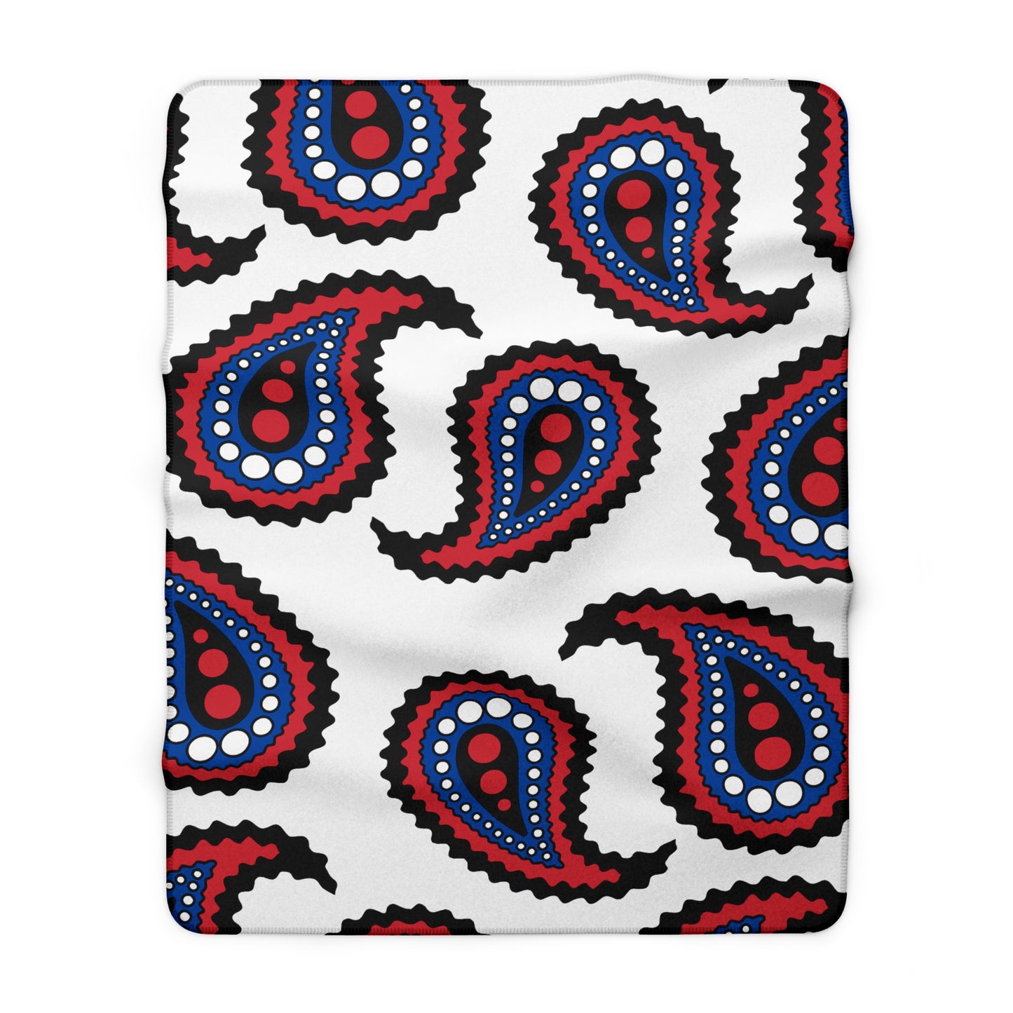 Republic Of Korea Retro Paisley Blanket Throw