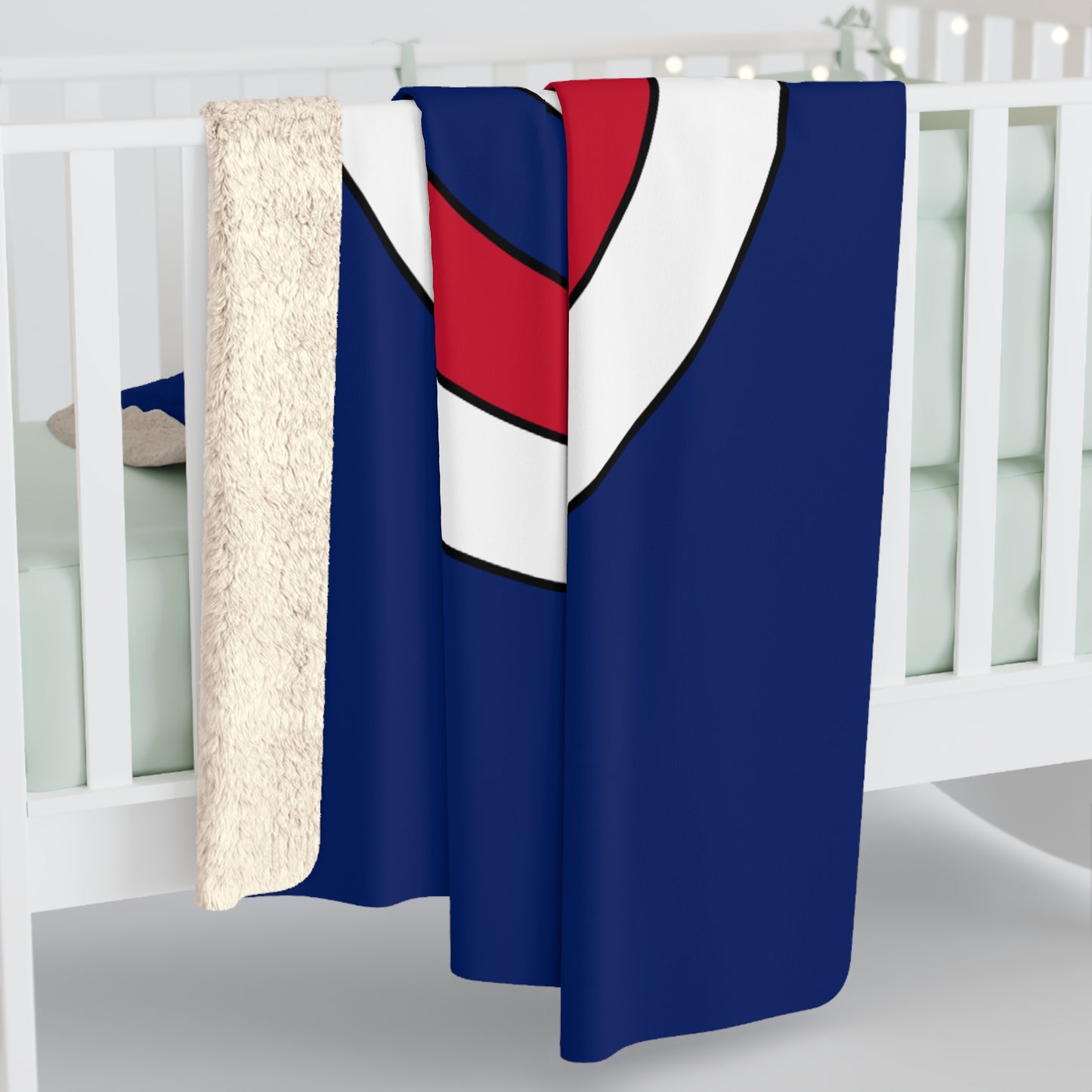 Anguilla Retro Target Blanket Throw