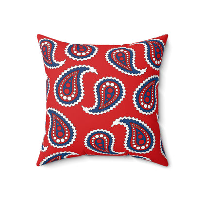 Czechia Retro Paisley Cushion Pillow