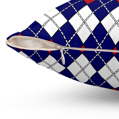 American Samoa Retro Argyle Cushion Pillow