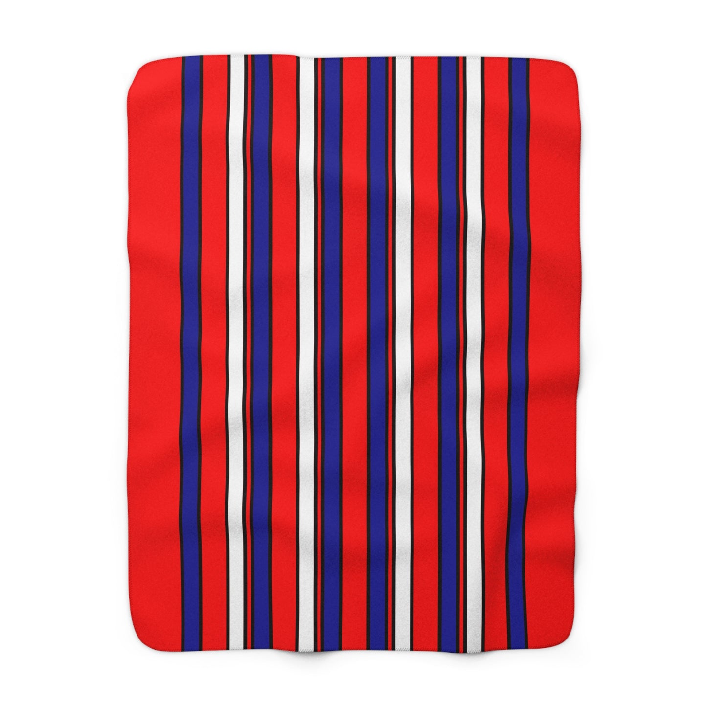 Croatia Retro Stripes Blanket Throw