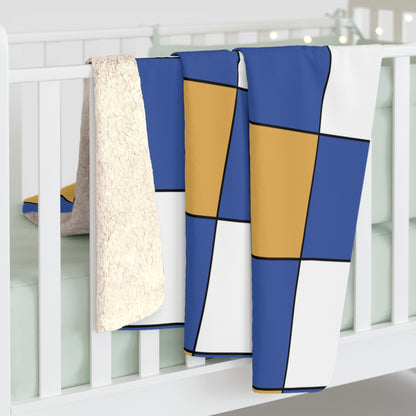 Marshall Islands Retro Check Blanket Throw