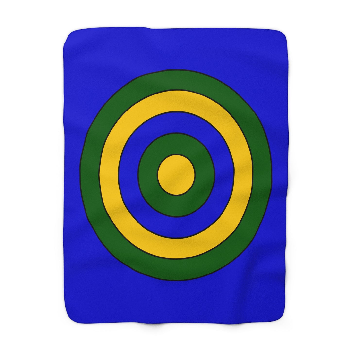 Solomon Islands Retro Target Blanket Throw