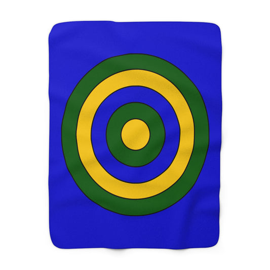 Solomon Islands Retro Target Blanket Throw