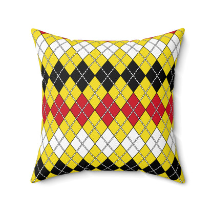 Brunei Darussalam Retro Argyle Cushion Pillow