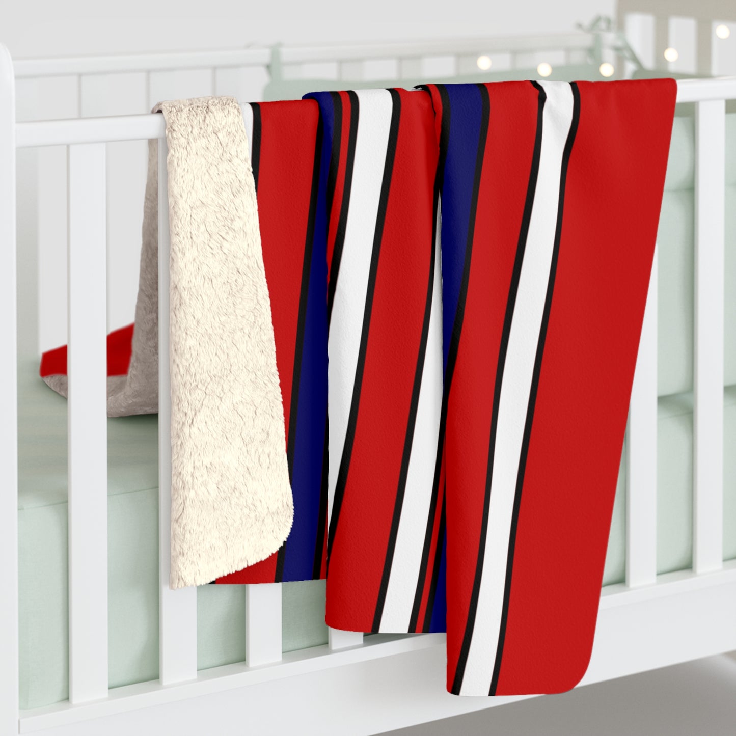 Malaysia Retro Stripes Blanket Throw