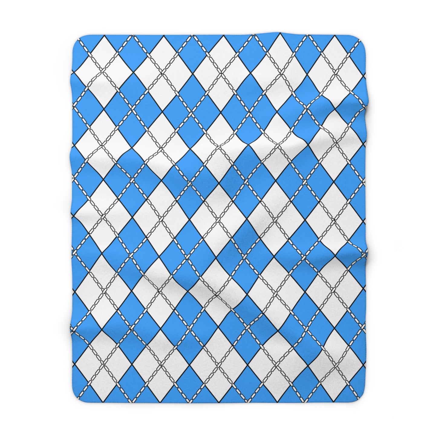 Somalia Retro Argyle Blanket Throw