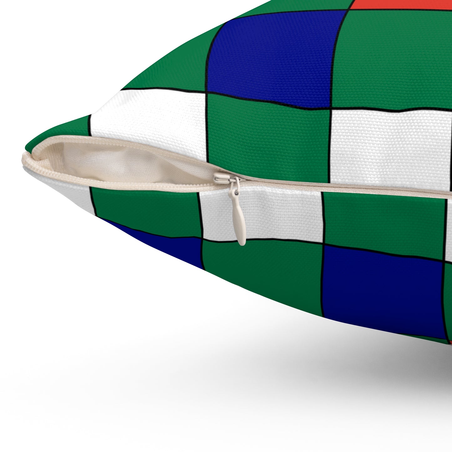 South Africa Retro Check Cushion Pillow