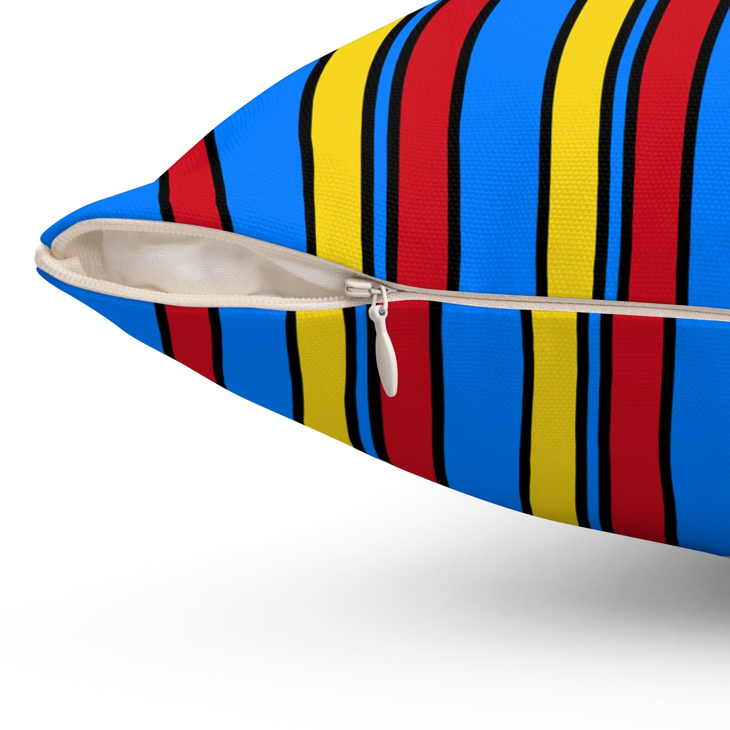 Democratic Republic of the Congo Retro Stripes Cushion Pillow