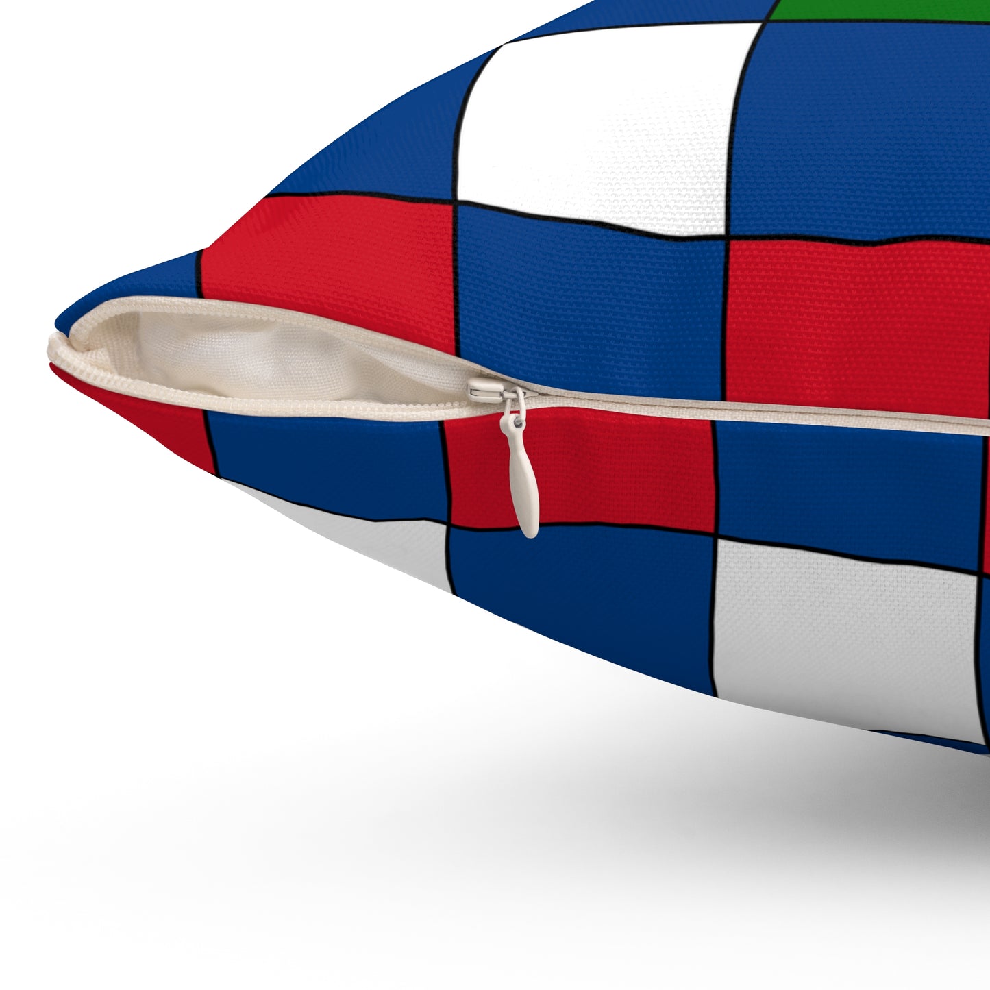 Belize Retro Check Cushion Pillow