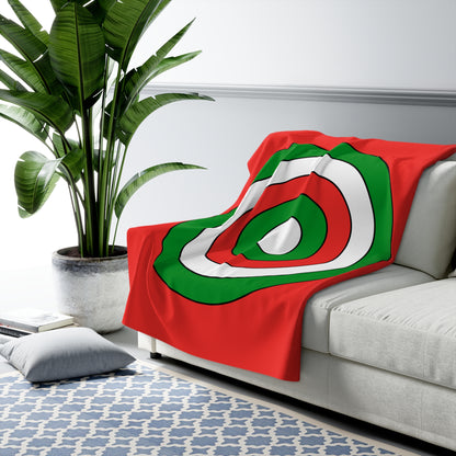 Oman Retro Target Blanket Throw