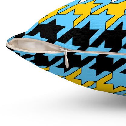 Saint Lucia Retro Houndstooth Cushion Pillow
