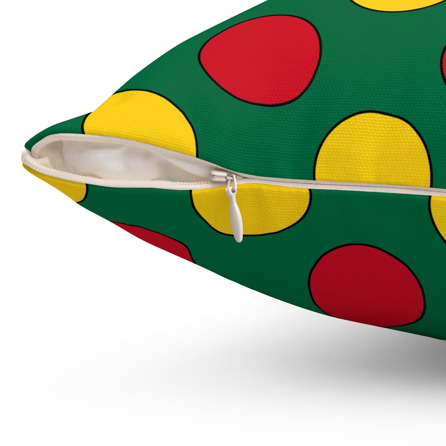 Ghana Retro Polka Dots Cushion Pillow