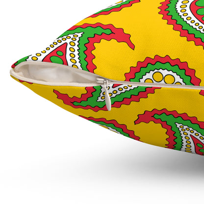 Myanmar Retro Paisley Cushion Pillow