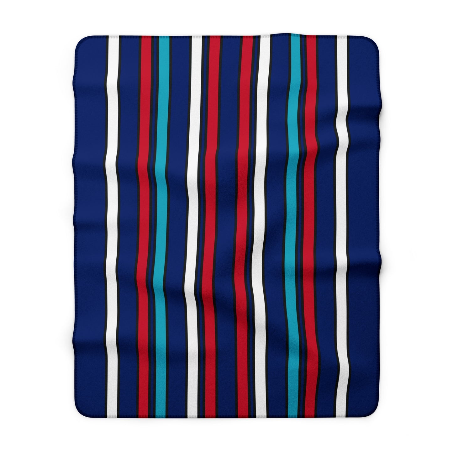 Montserrat Retro Stripes Blanket Throw