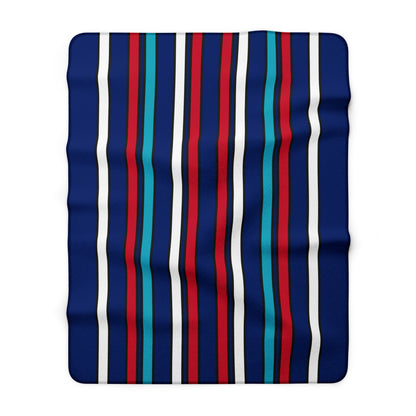 Montserrat Retro Stripes Blanket Throw