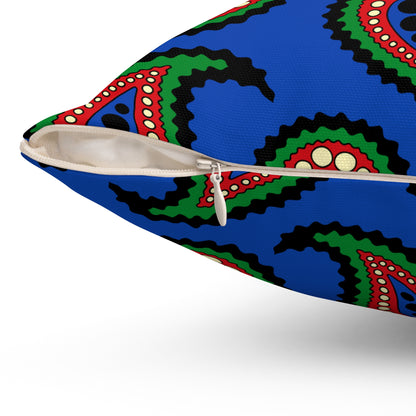 South Sudan Retro Paisley Cushion Pillow