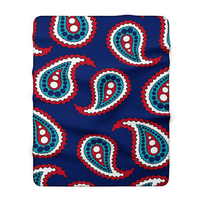 Montserrat Retro Paisley Blanket Throw