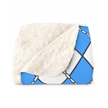 Somalia Retro Argyle Blanket Throw