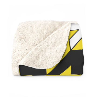 Brunei Darussalam Retro Houndstooth Blanket Throw