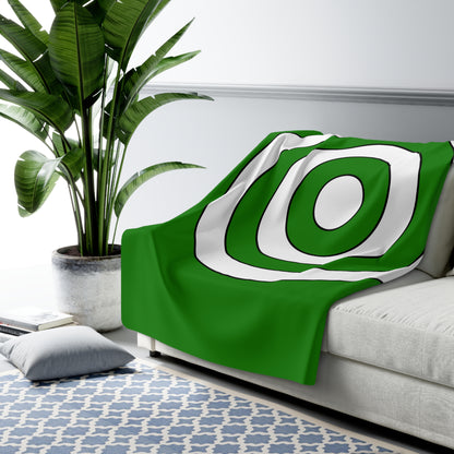 Norfolk Island Retro Target Blanket Throw
