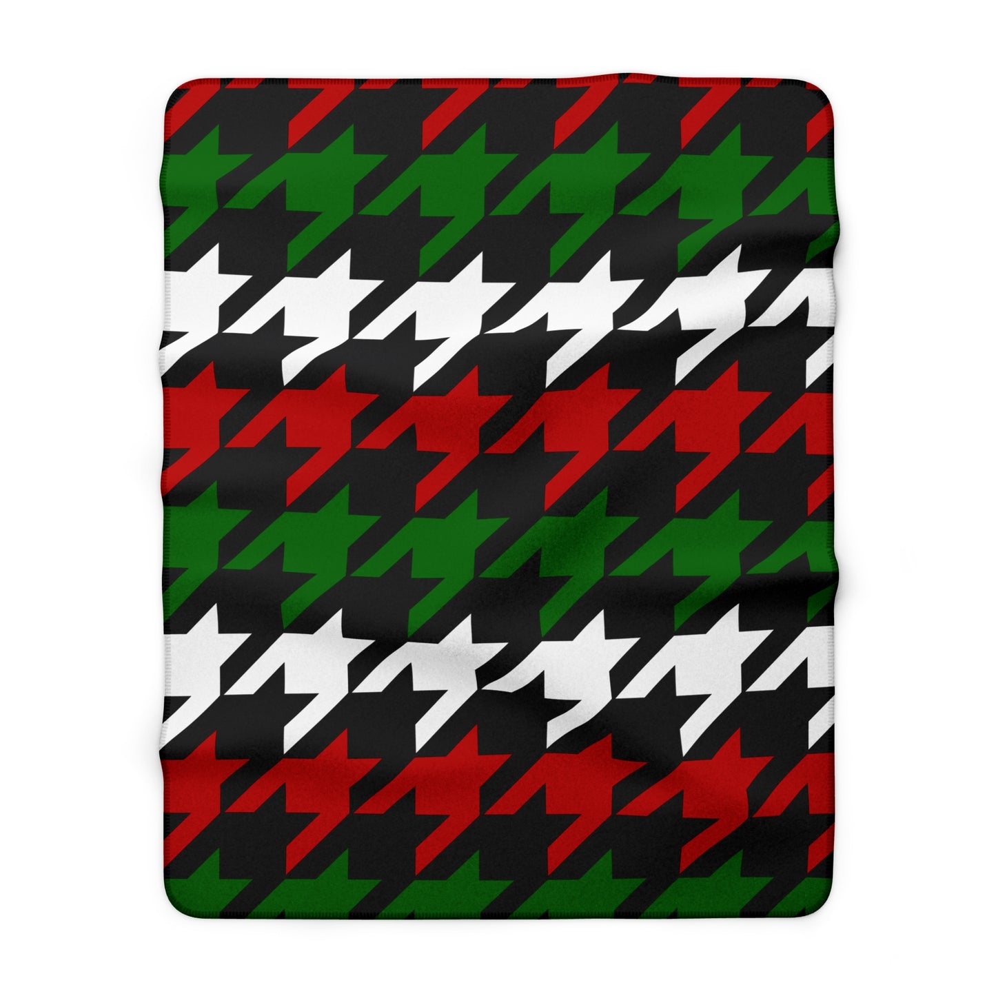 Kenya Retro Houndstooth Blanket Throw