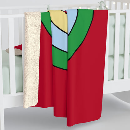 Eritrea Retro Target Blanket Throw