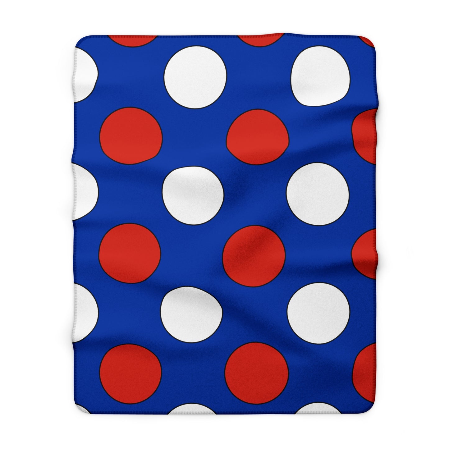 Russia Retro Polka Dots Blanket Throw