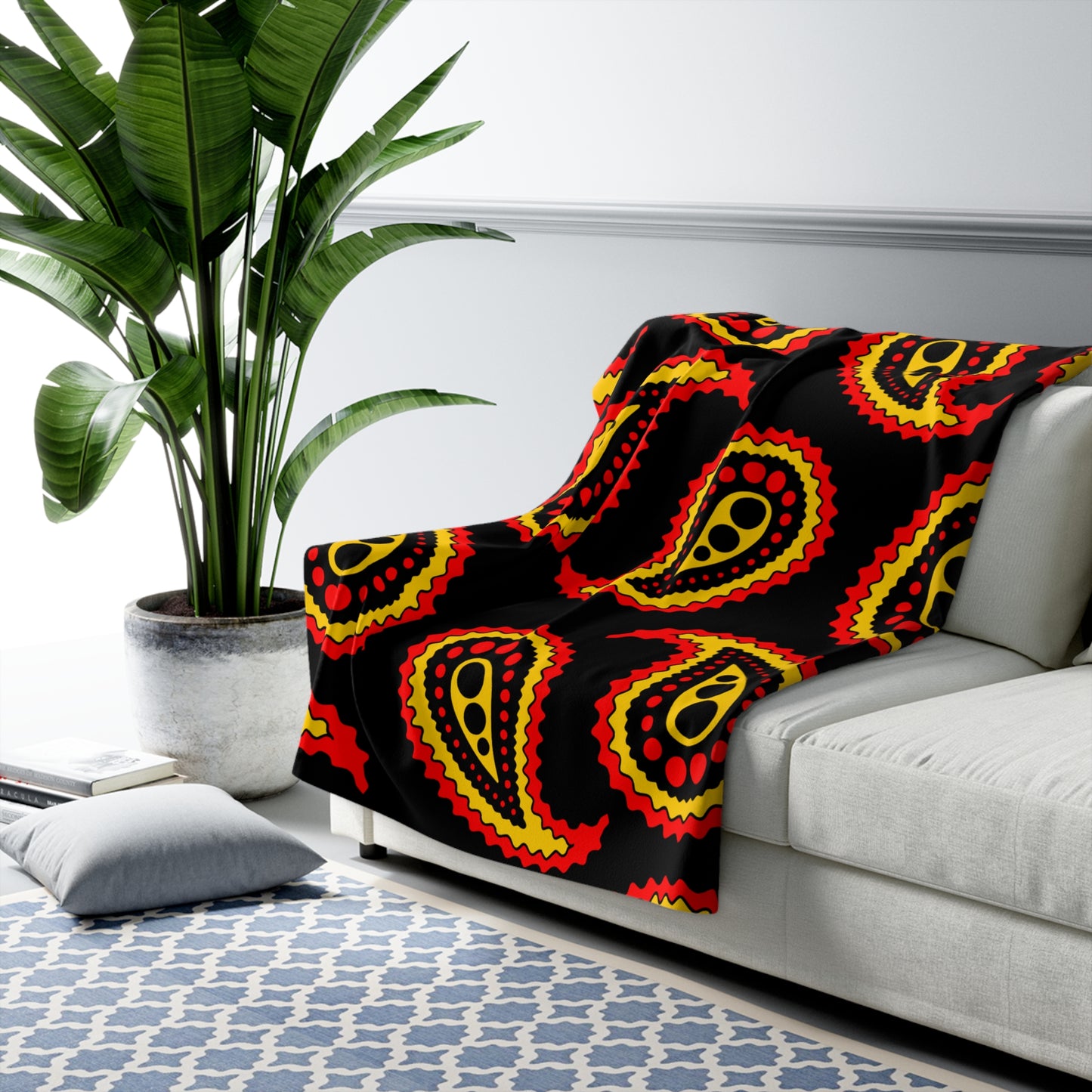 Germany Retro Paisley Blanket Throw