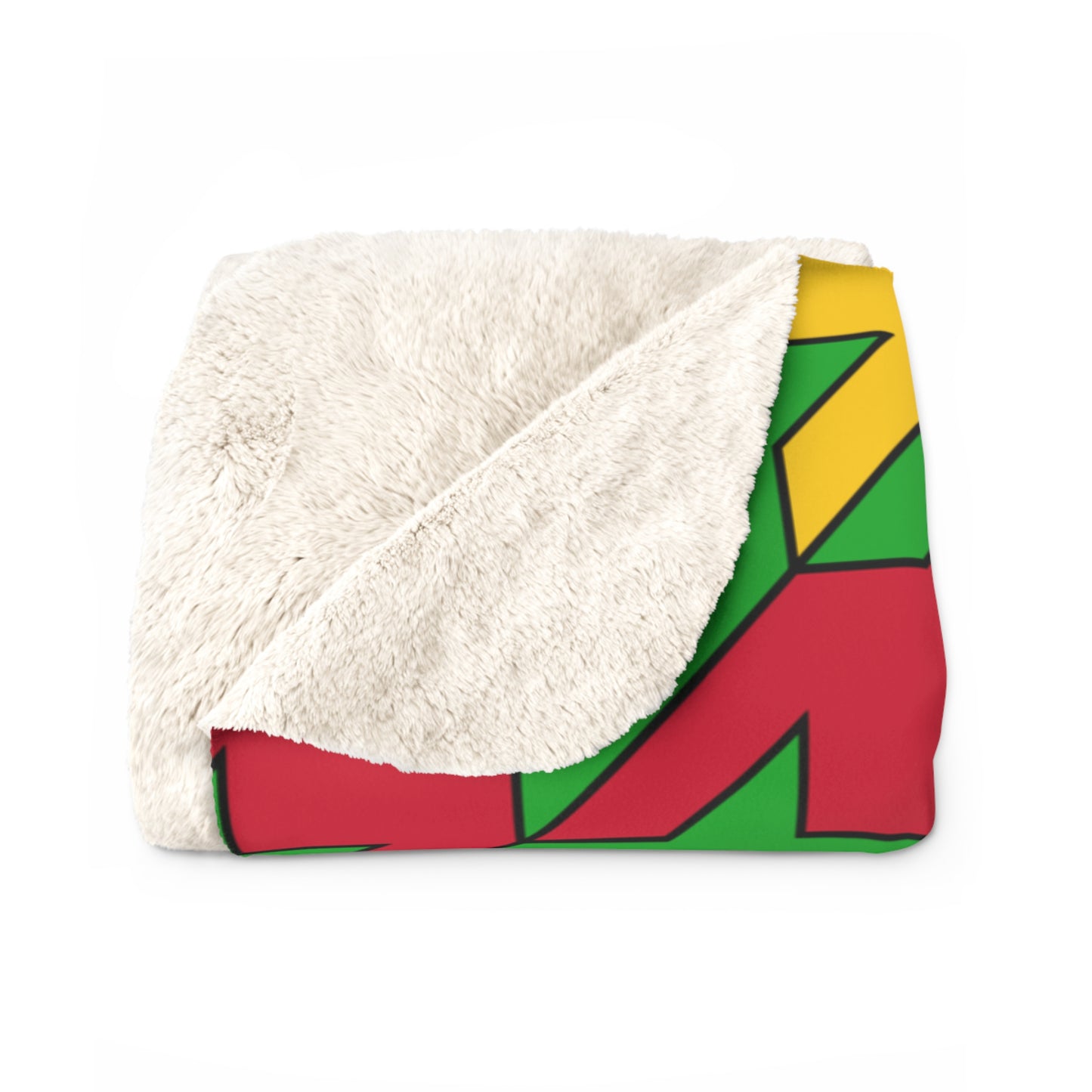 Sao Tome And Principe Retro Houndstooth Blanket Throw