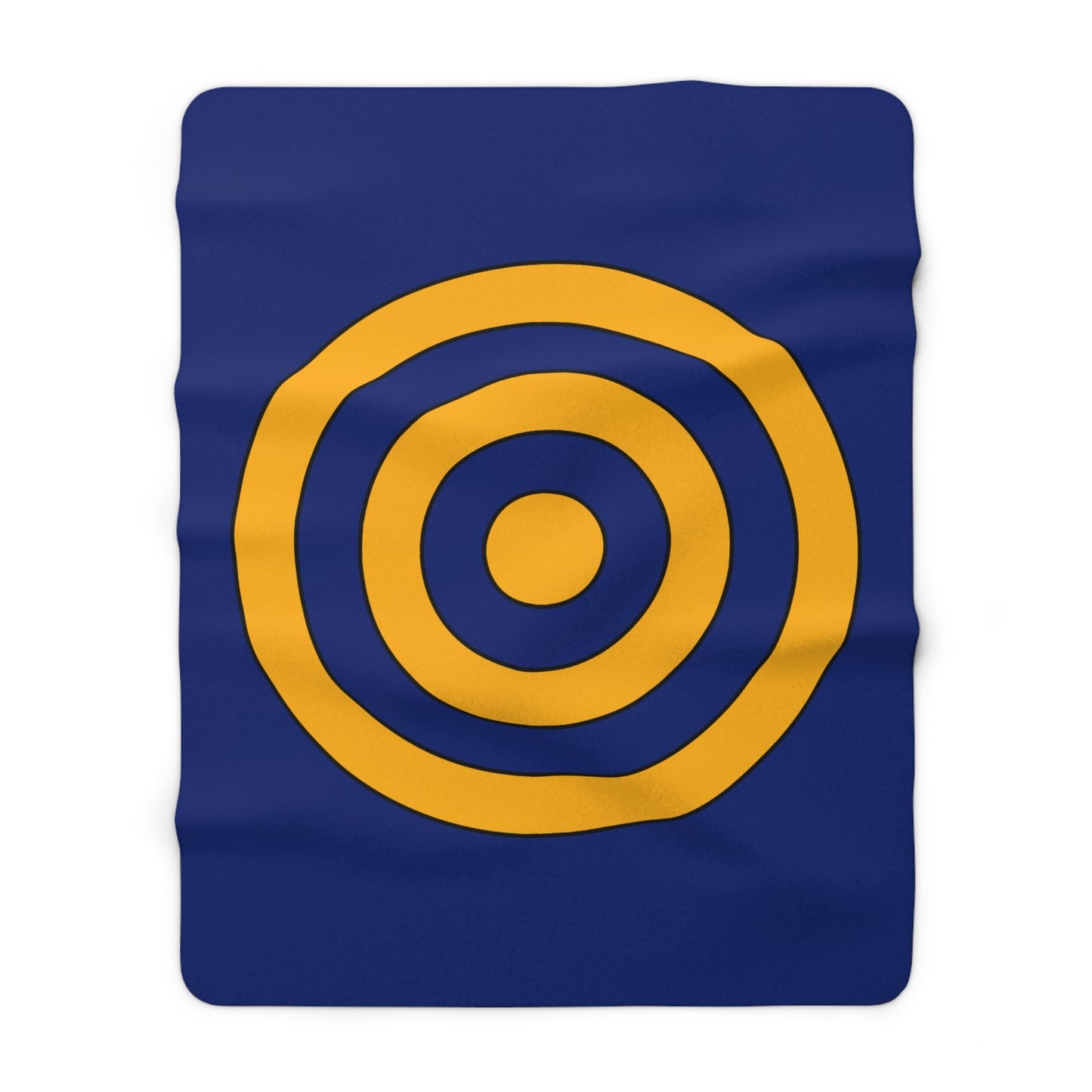 Nauru Retro Target Blanket Throw