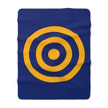 Nauru Retro Target Blanket Throw