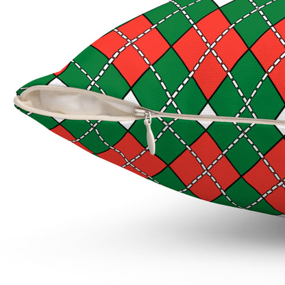 Madagascar Retro Argyle Cushion Pillow
