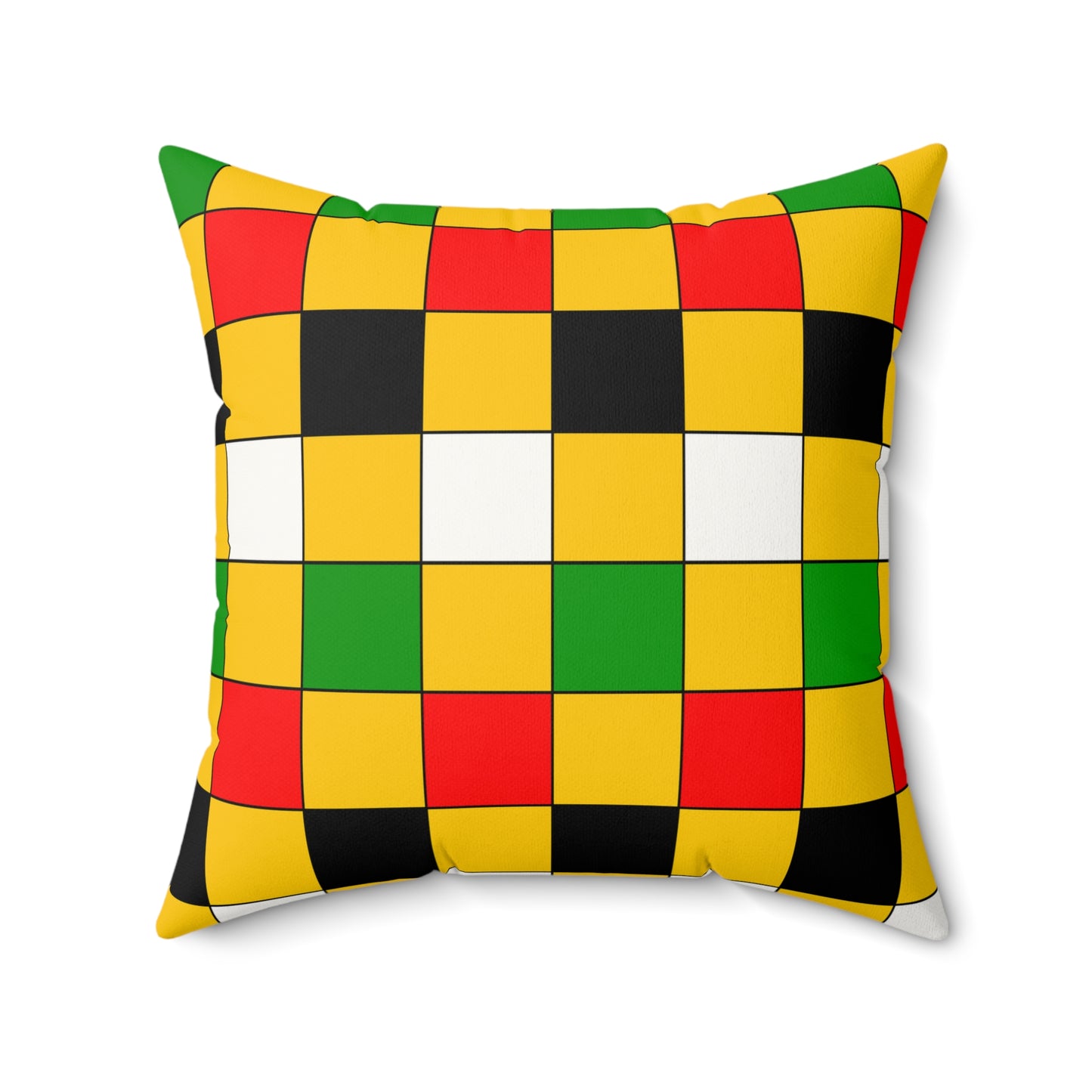 Mozambique Retro Check Cushion Pillow
