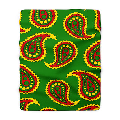 Togo Retro Paisley Blanket Throw