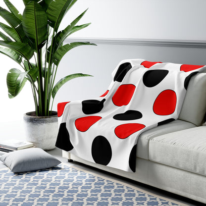 Yemen Retro Polka Dots Blanket Throw