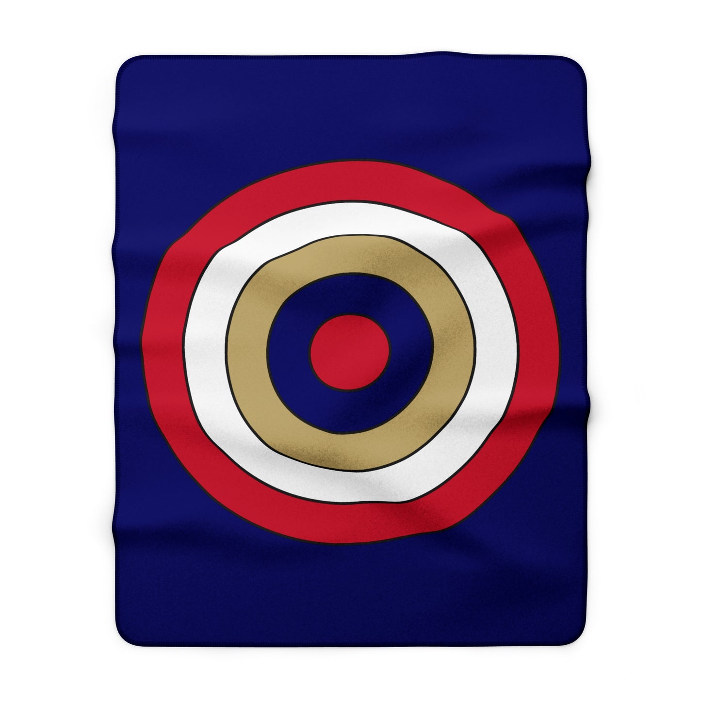 Saint Helena Retro Target Blanket Throw
