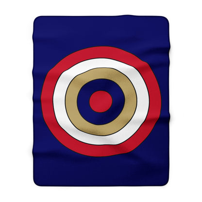 Saint Helena Retro Target Blanket Throw