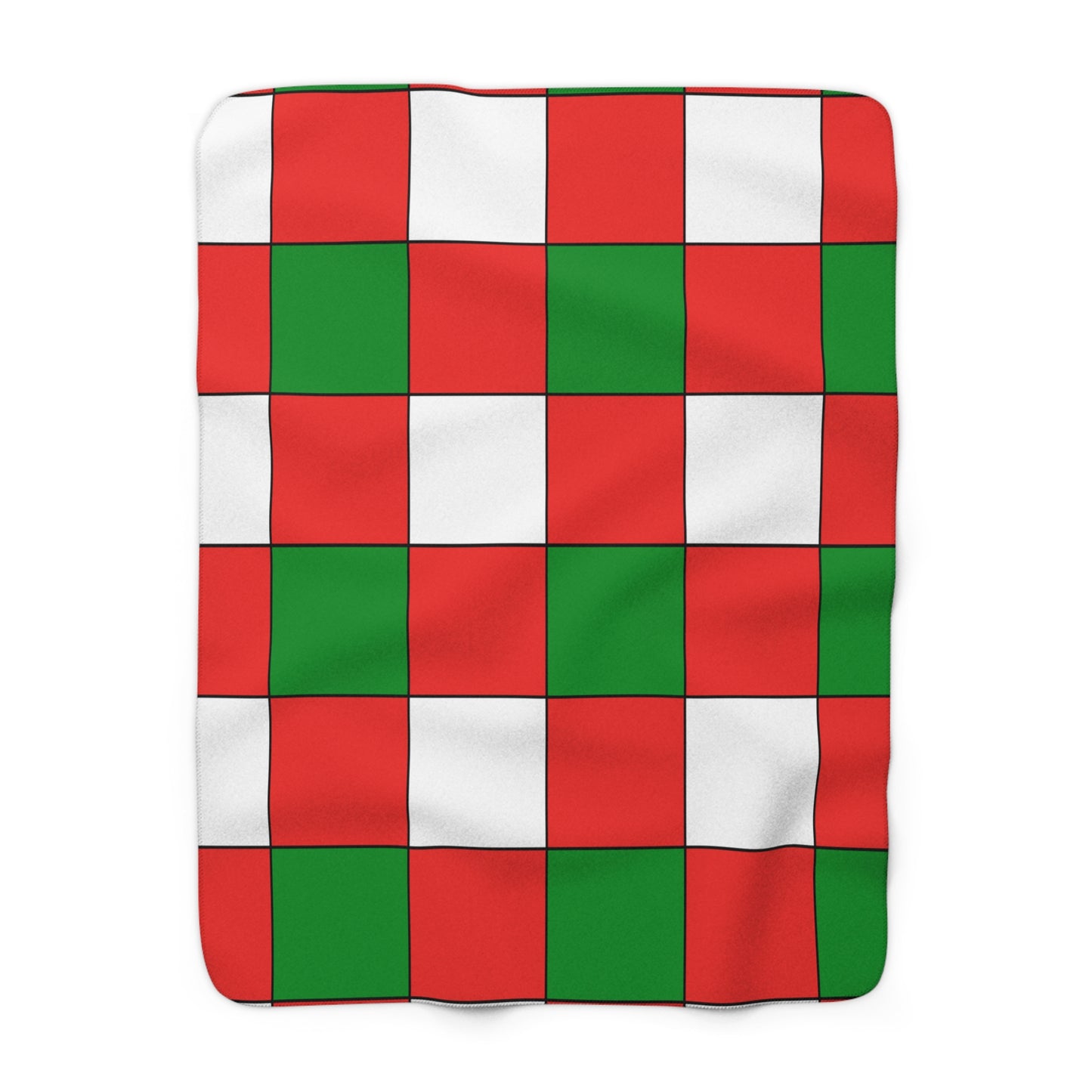 Oman Retro Check Blanket Throw
