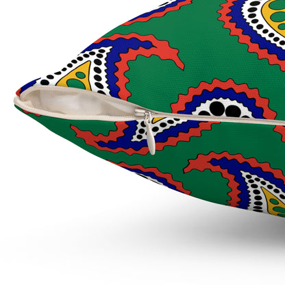 South Africa Retro Paisley Cushion Pillow